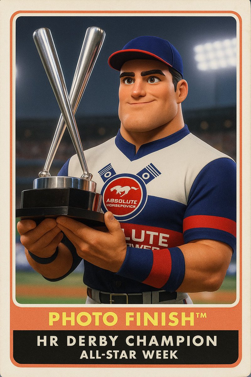 Poor2Ricopfl's tweet image. 🥳 In honor of todays festivities
🐎 Silks Reimagined: @MLB @AllStarGame 2025
@photofinishgame #crown