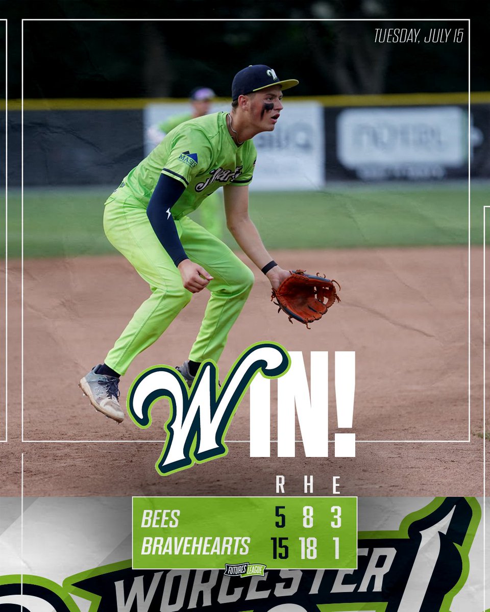 Worcester Bravehearts💚⚾ tweet media