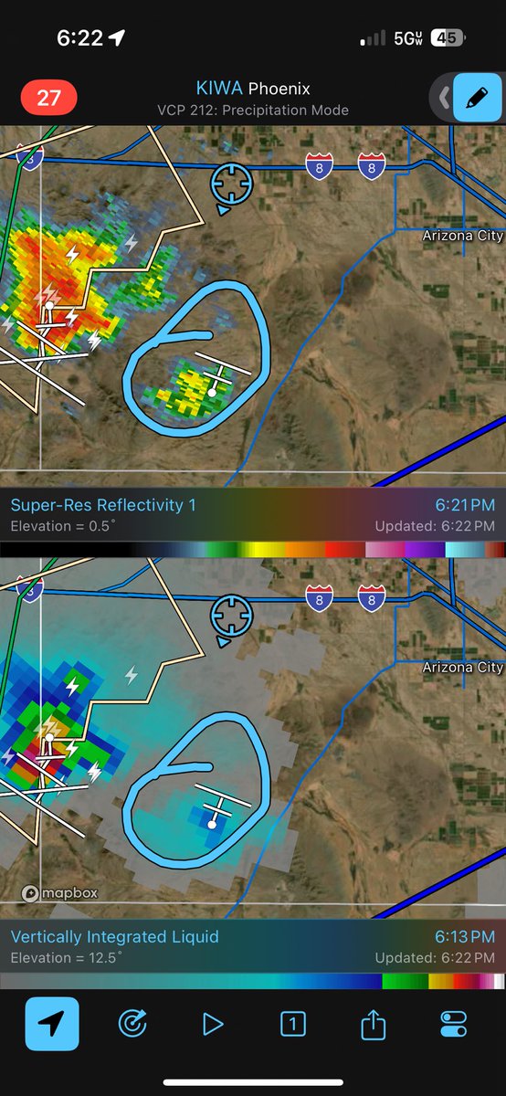 MikeOlbinski's tweet image. This guy about to go nuts judging from the massive base #azwx