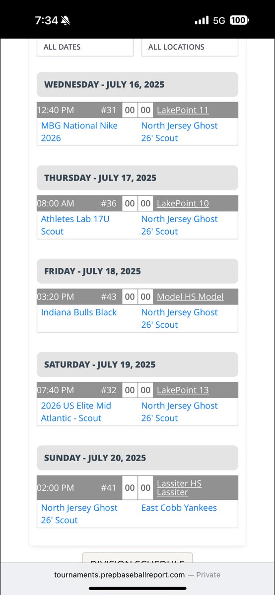 PatrickVanNote5's tweet image. Schedule for this week at the PBR National Championship down in Georgia.