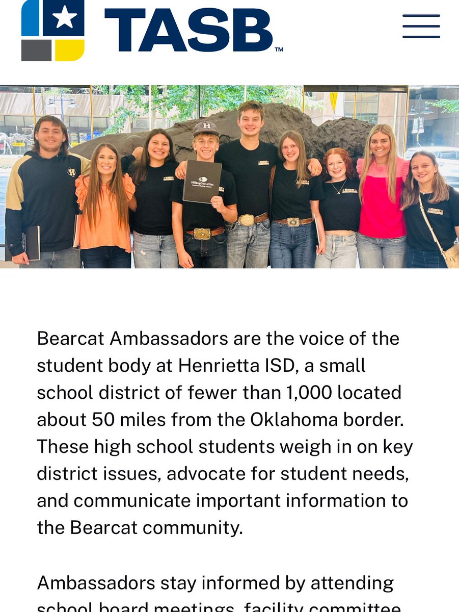 Thank you to <a href="/tasbnews/">Texas Association of School Boards</a> for writing this article about our kiddos! 

tasb.org/news-insights/…