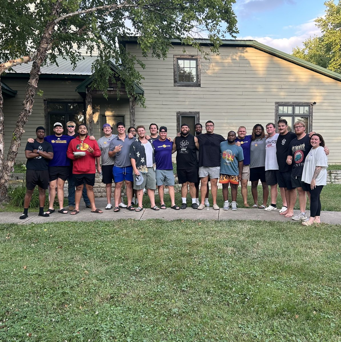 OL cookout!  Almost go time!! #GoNecks #ECI #WIN