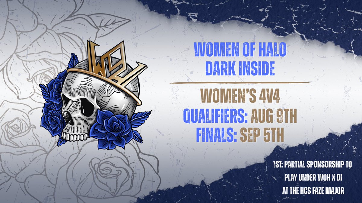 WomenofHalo's tweet image. Think your squad can rule the arena? 👑
Register for the @WomenofHalo x @DarkInsideGG FaZe Major Qualifier!
📅 Aug 9 | 12PM EST (Quals)
📅 Sep 5 | TBD (Finals)
🥇 Trip to @HCS Major (Oct 3–5, Charlotte)
💸 Cash prizes for 2nd/3rd + more TBA
Sign-up: shorturl.at/yawPG