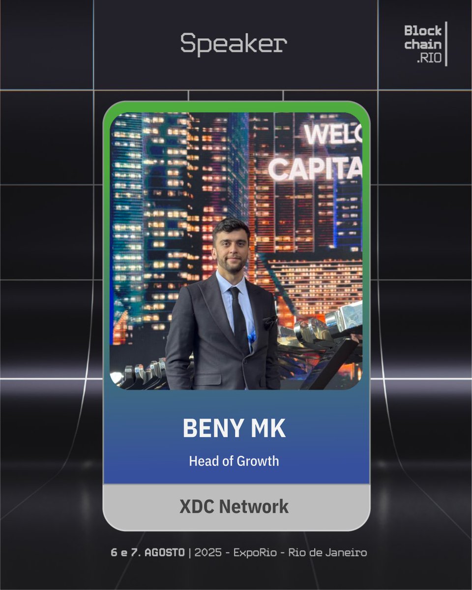 🚀 Join us at #BlockchainRIO2025 to hear from <a href="/zeroxbeny/">Beny</a>, the mastermind behind on-chain growth &amp; DeFi ecosystem!