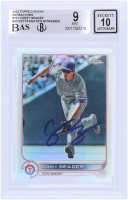 その他 COREY SEAGER Topps Chrome auto blue Nothing But Cards on X: 