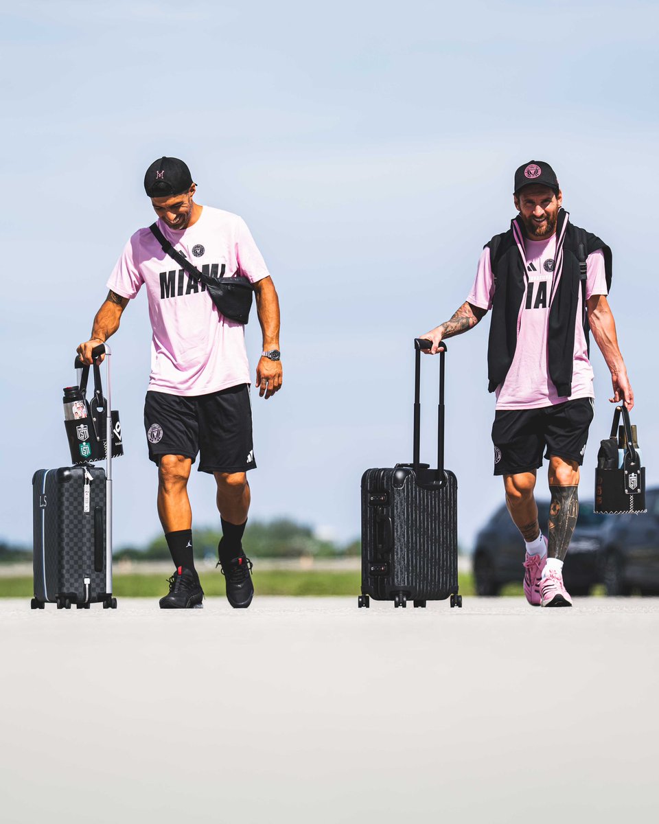 Lionel Messi and Luis Suárez with Inter Miami.