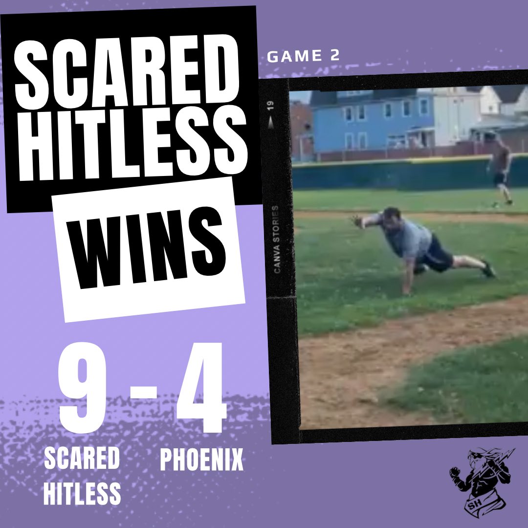 Scared Hitless Wiffle Ball - BWBL tweet media