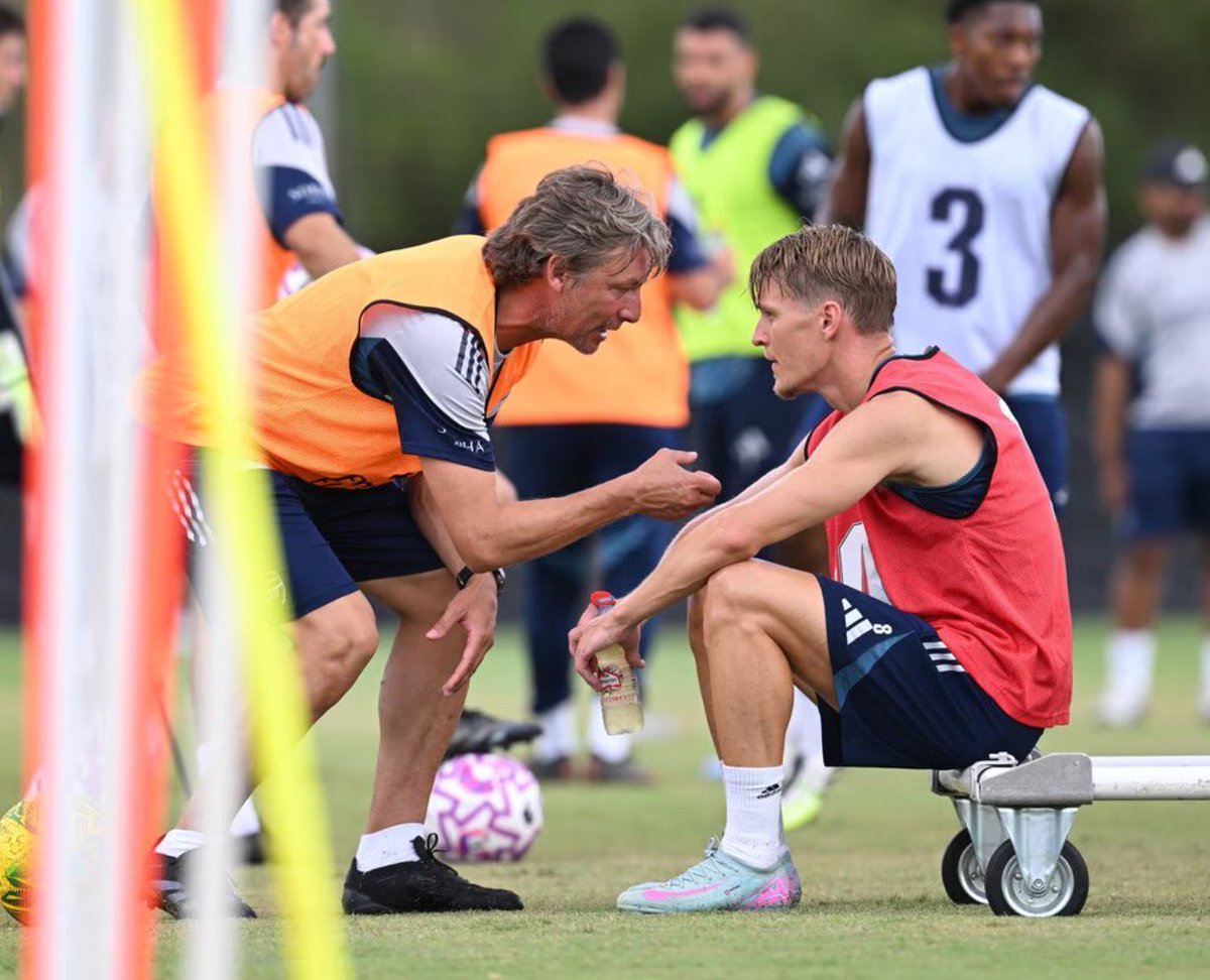 "I am going to squeeze your balls if you over/underhit passes in the final third."
