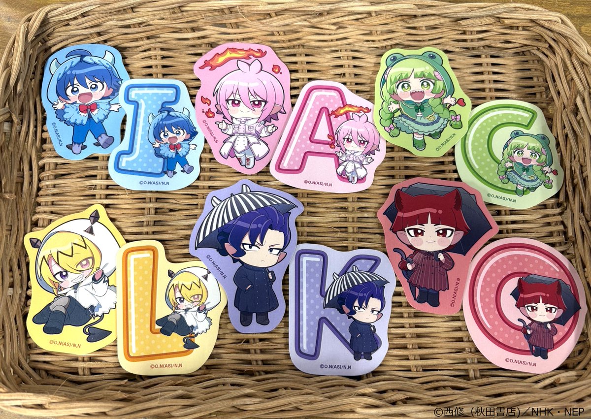medicos_et_02's tweet image. 【事後通販受付中】
アニメ「魔入りました!入間くん」×HMV POP UP SHOP
【商品情報】
👿描き起こしステッカーコレクション
デザインが可愛いステッカー!
スマホケースにも入る小さめサイズ📱
📅受注期間:~25/7/29(火)
📍販売場所:MEDICOS ONLINE SHOP
medicos-e-shop.net/products/list?…
#入間くん