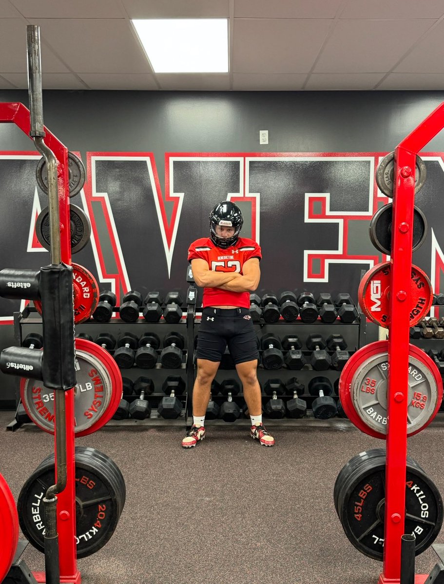 adenleft's tweet image. #AGTG After a great visit with Benedictine college I’m honored to have received an offer from @RavenFootballBC. Thank you to coach @BradHines17 , @JoelOsborn_BC  and @CoachStrongBC.