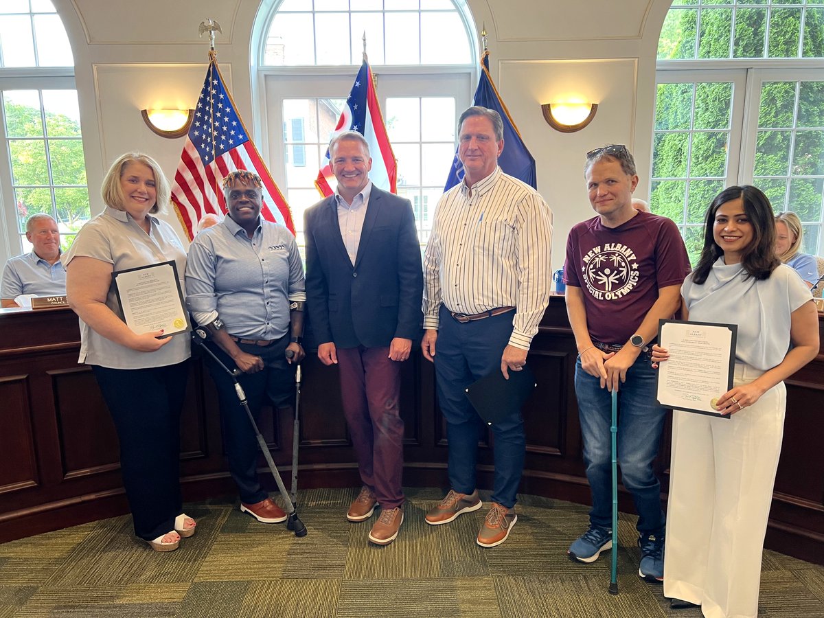 Earlier this evening, New Albany City Council proudly proclaimed July as Disability Pride Month, honoring the ADA anniversary. We're committed to making New Albany a place where everyone feels welcomed, included, and supported!

#NewAlbanyOhio #DisabilityPrideMonth