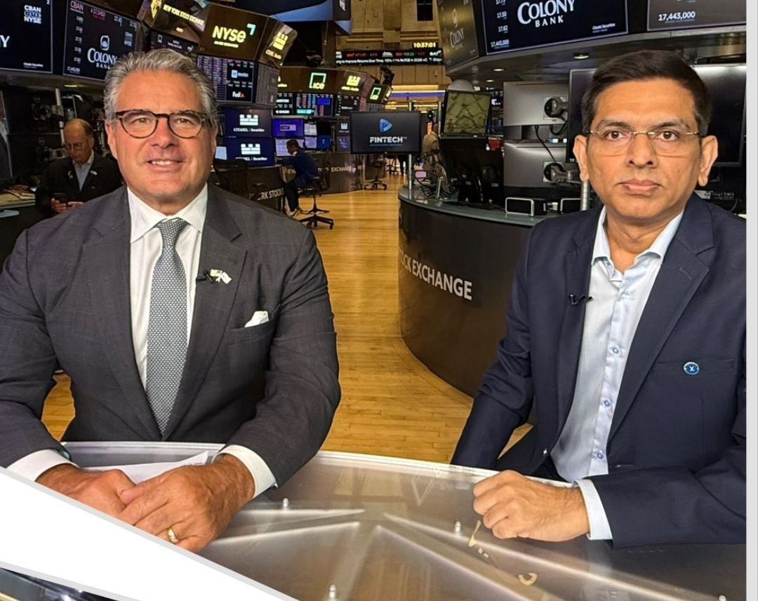 riteshkakkad's tweet image. Great to visit the iconic @NYSE & record a special episode with @FintechTvGlobal – thanks Vince Molinari for hosting me!
In exclusive episode, We discussed #RWA, #Stablecoins, and shared an exclusive roadmap update for the #XDCCommunity.
Also a pleasure meeting @KenChapman ,…
