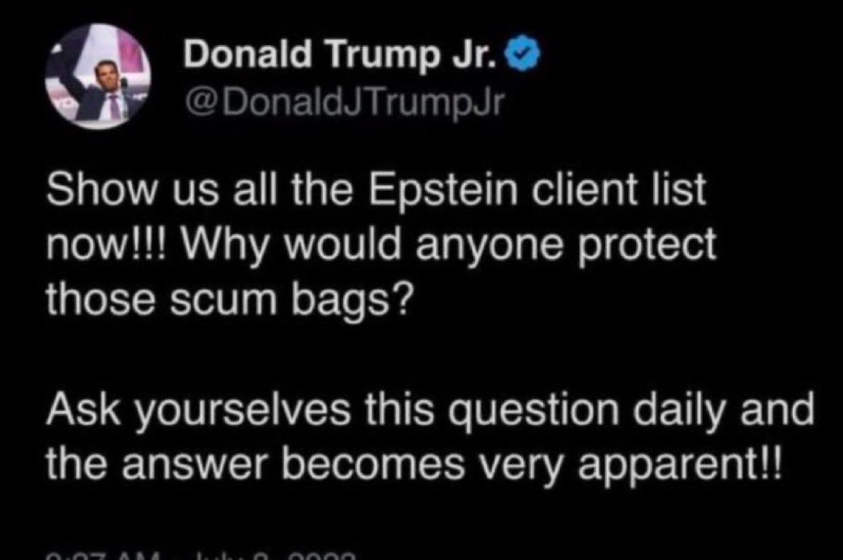 I agree. Bad people want to see the Epstein files.