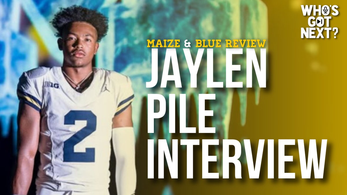 Who's Got Next tomorrow at 10am with special guest Jaylen Pile.
Already a Michigan fan favorite, Pile talks about being recruited to Michigan, why he's locked in, his relationships with coaches, rankings, routes, and more!
Don't miss it!
youtube.com/watch?v=qSr0yW…