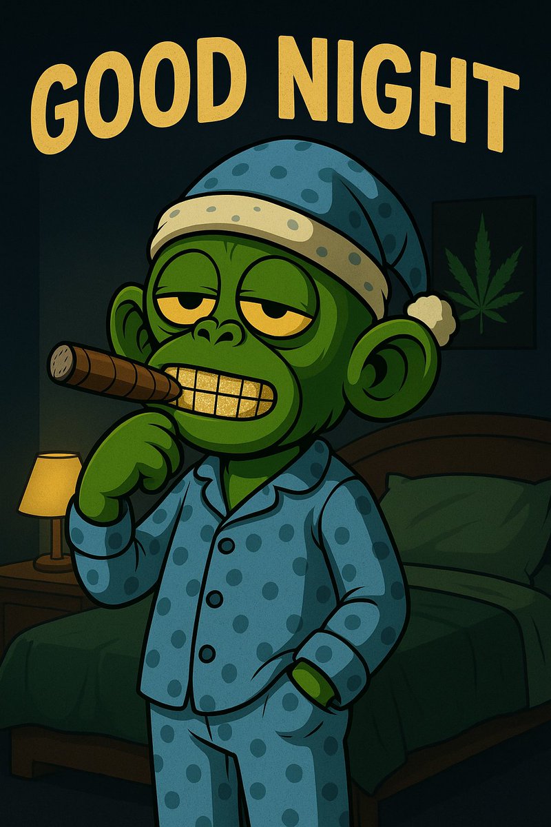 BobbyTusk's tweet photo. 🌙 Weedo says:
"Smoked, relaxed… and off to dreamland.
Good night, fam 🍃💤"
#GoodNightWeedo #SleepHigh #RWWVibes https://t.co/jfNJ747sUx