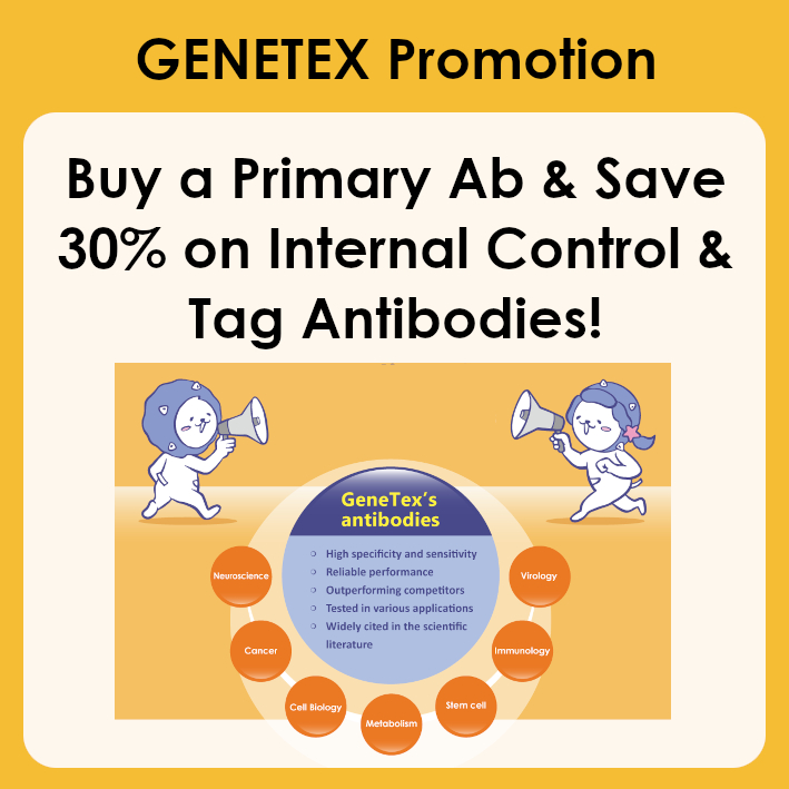 Buy any GeneTex Primary Antibody &amp; Save 30% on GeneTex Internal Control &amp; Tag Antibodies! Once you have chosen your Primary Antibody, select an Internal Control or Tag Antibody from applicable product list. Offer ends 30 September 2025! T&amp;Cs apply
sapphirebioscience.com/special/list#s…