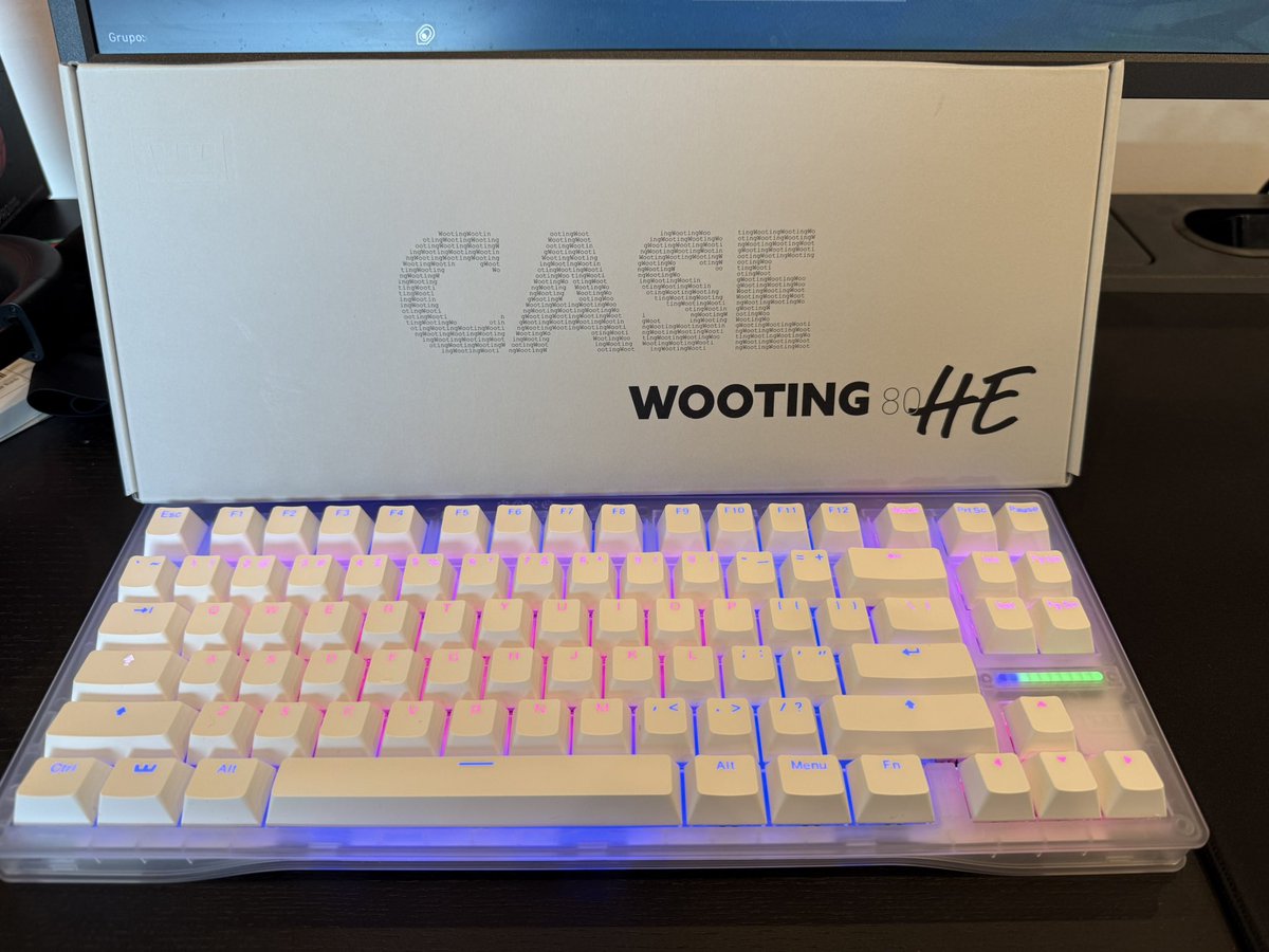 Thank you <a href="/WootingKB/">Wooting</a> for this insane keyboard 

Ty so much my bro <a href="/VentexMNG/">Ventex</a>