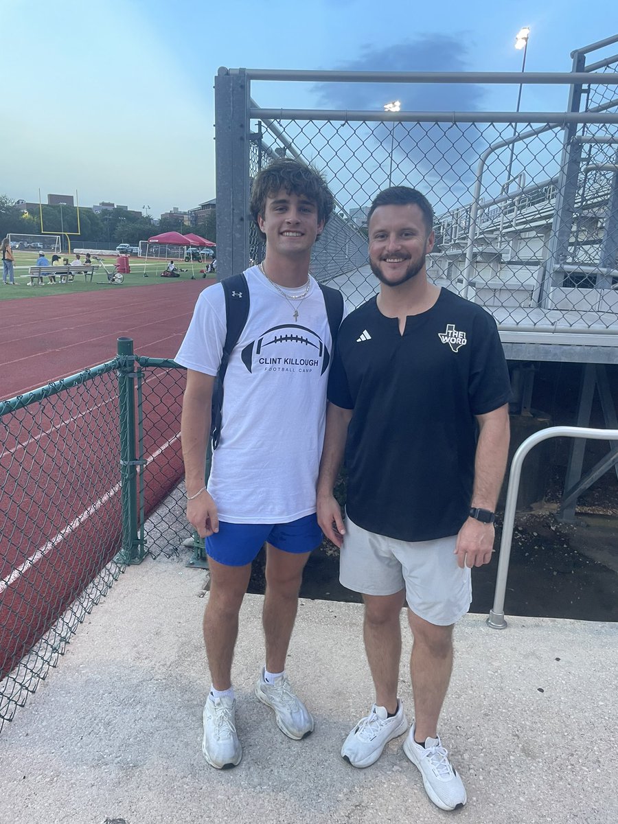 Brogan Dempsey (@brogandempsey4) on Twitter photo Had a great time tonight at UIW!!! It’s unfortunate that it got canceled cause of weather, but I’ll be back Thursday Night!!
New 40 Yard PR: 4.29
<a href="/Coach_Killough/">Clint Killough</a> <a href="/lukepardee/">Luke Pardee</a> <a href="/CBrewerII/">Charlie Brewer</a> <a href="/JordanDavisUNT/">Jordan Davis</a> <a href="/CoachMart1nez/">Coach Randy Martinez</a> <a href="/CoachGHenderson/">Gunnar Henderson</a> <a href="/Coach_Guap/">Joshua Atkinson</a> <a href="/Kb1Raw/">Coach Kade Bell</a> <a href="/CoachDiedrick/">Ryan Diedrick</a> Had a great time tonight at UIW!!! It’s unfortunate that it got canceled cause of weather, but I’ll be back Thursday Night!!
New 40 Yard PR: 4.29
<a href="/Coach_Killough/">Clint Killough</a> <a href="/lukepardee/">Luke Pardee</a> <a href="/CBrewerII/">Charlie Brewer</a> <a href="/JordanDavisUNT/">Jordan Davis</a> <a href="/CoachMart1nez/">Coach Randy Martinez</a> <a href="/CoachGHenderson/">Gunnar Henderson</a> <a href="/Coach_Guap/">Joshua Atkinson</a> <a href="/Kb1Raw/">Coach Kade Bell</a> <a href="/CoachDiedrick/">Ryan Diedrick</a>