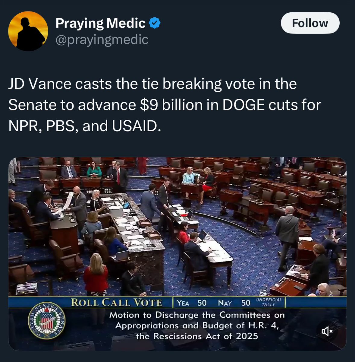 Yay congratulations MAGAs on defunding Sesame Street and taking food away from starving kids around the world….hope you’re all proud of yourselves