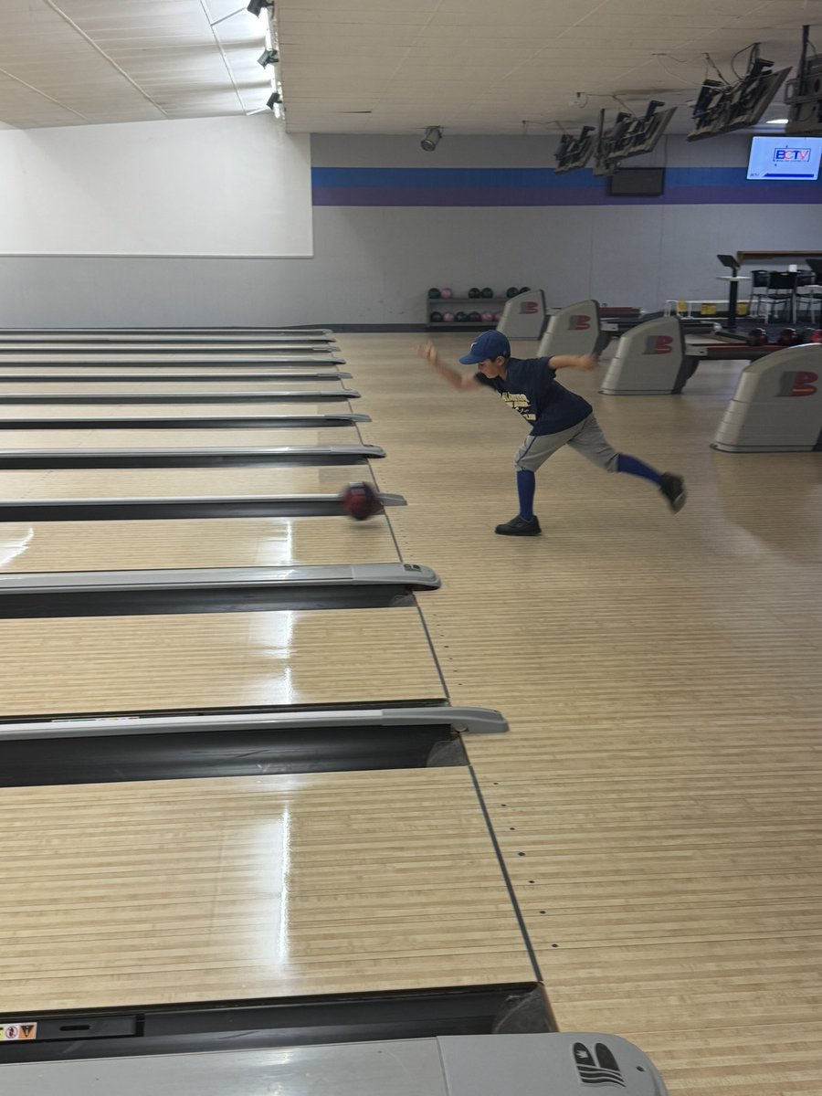 It’s official, our bowling is now in the best summer ever conversation! What a great start to our bowling camp, so many smiles, laughs and great bowling! Excited for what tomorrow brings. 
🎳⚔️🎳 
Teaching them young on how to #alwaysbelieveinfamily