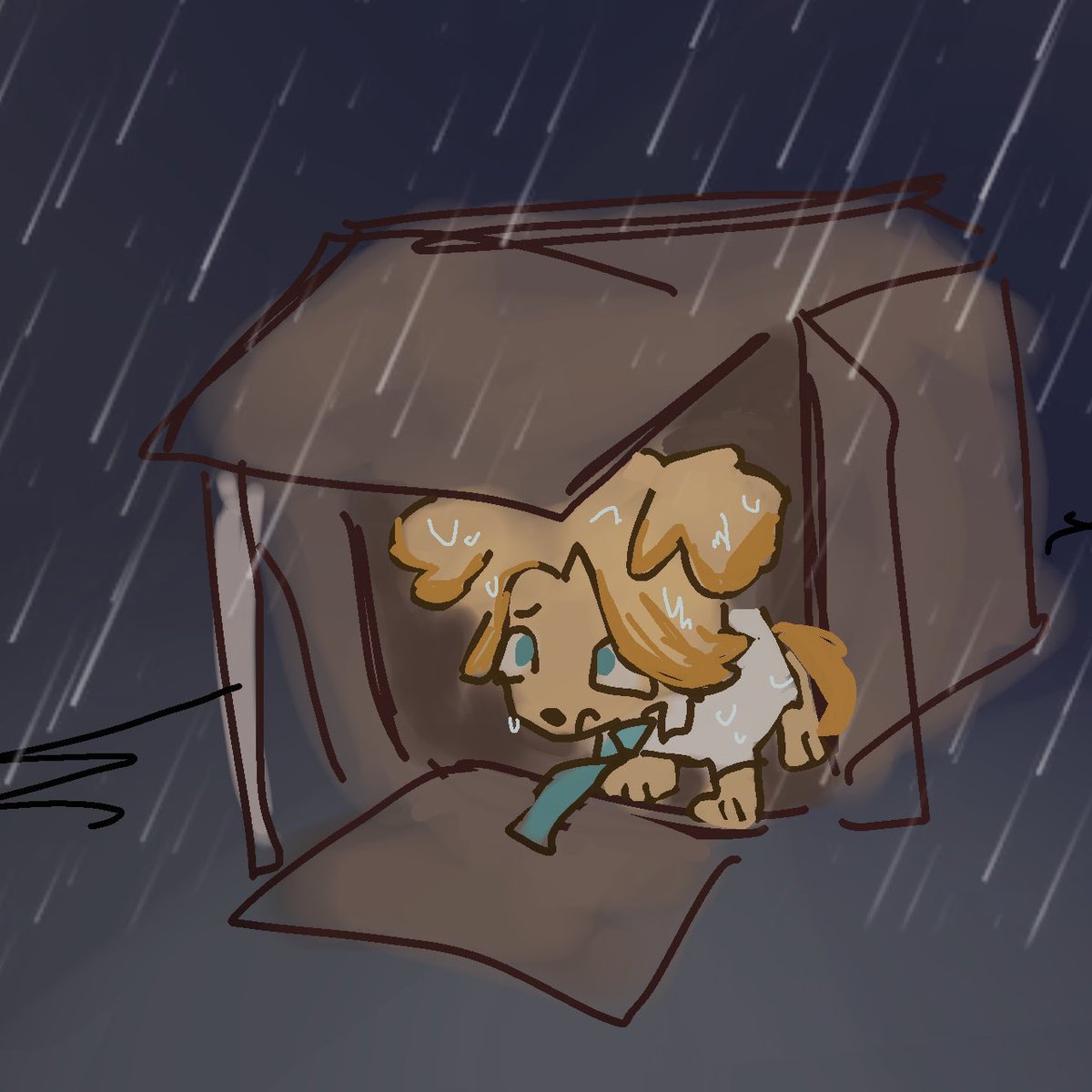 lost wet dog chase is REAL