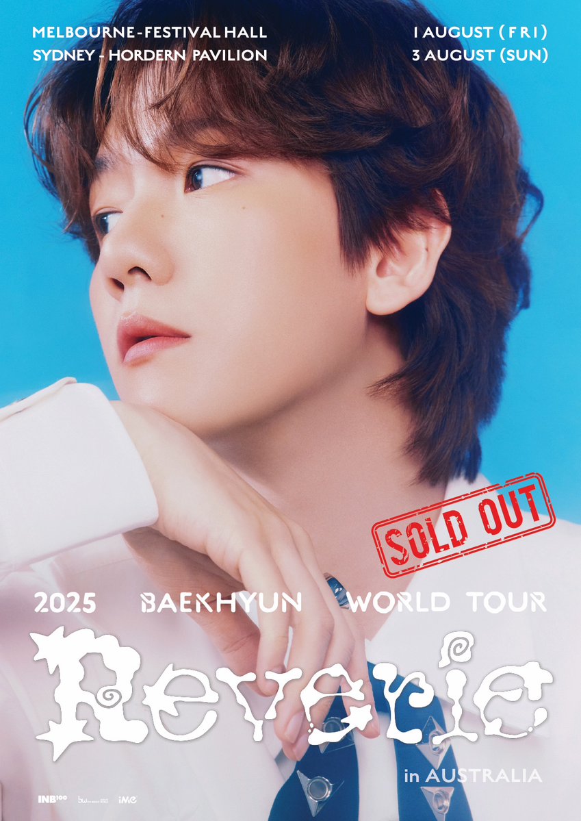 iMe_Australia's tweet image. 🔥【SOLD OUT|Thank You, EXO-L in AUSTRALIA!】
2025 BAEKHYUN WORLD TOUR &lt;Reverie&gt; in MELBOURNE and SYDNEY tickets are officially SOLD OUT!
Stay tuned with iMe_AU for more updates!
#BAEKHYUN #백현 #Reverie #ReverieTour #ReverieMELBOURNE #ReverieSYDNEY #iMeAU