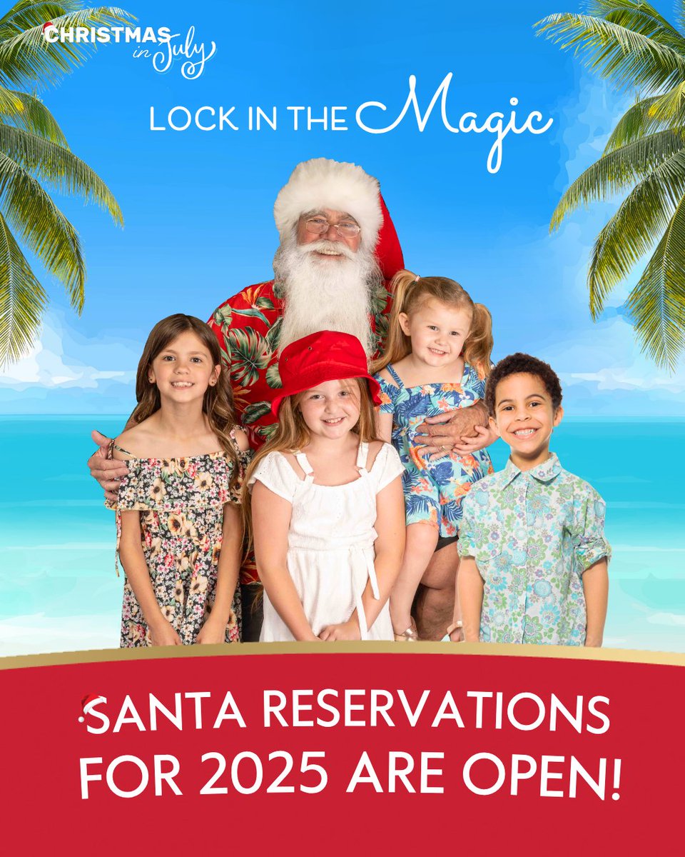 🎅 Kicking off #ChristmasInJuly with some early holiday cheer —
 Santa Photo Reservations are NOW OPEN at Station Mall! 📸🎄

🎁 Visit our website for more bonuses and
👉 Book your spot here: whereissanta.com/mall/1367

#WhereIsSanta #StationMall #YourCentreofChoice