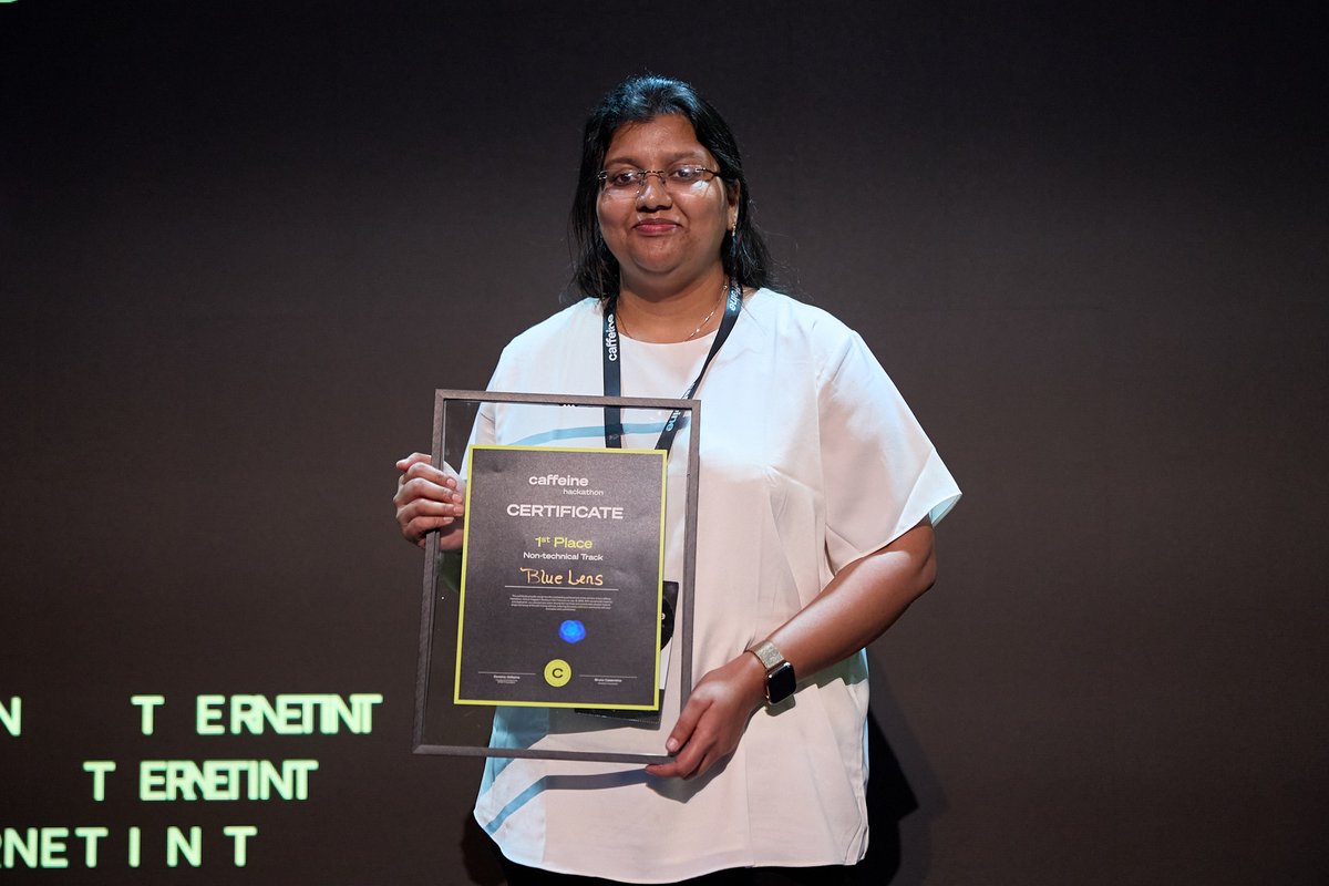 🏆 The moment we've all been waiting for. The grand prize winner of our non-technical hackathon track.

Massive congratulations to our first-place champion:

🥇 BlueLens, which enables you to monitor the safety of your drinking water with real-time data and analytics, including