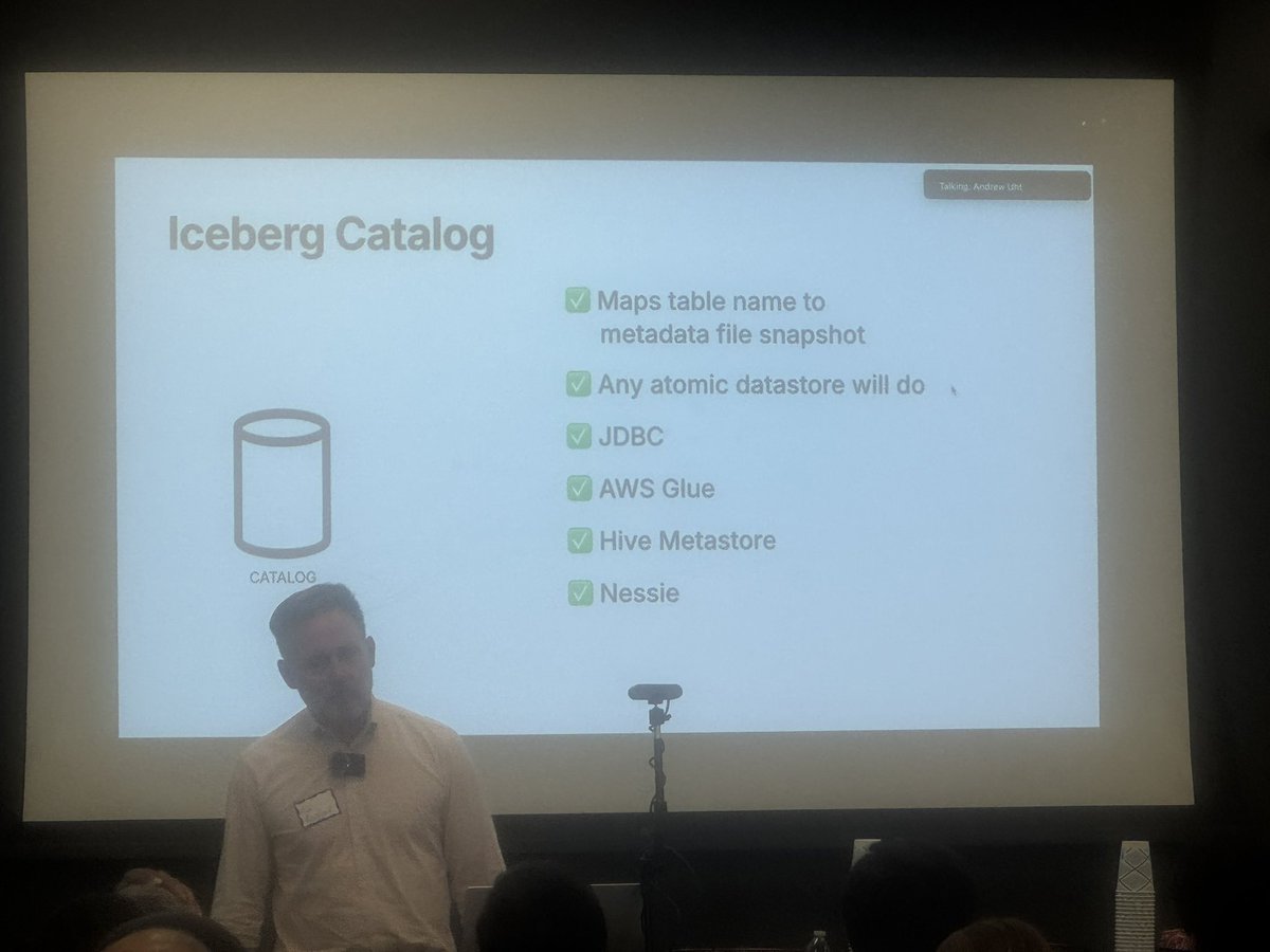 ApachePinot's tweet image. Nailing complex concepts with simple clarity, Tim just gave a masterclass on Apache Iceberg and its spec.