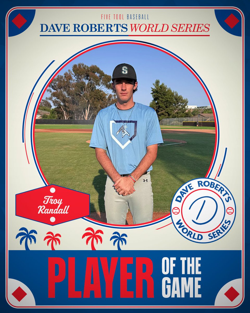 Five Tool California (@fivetoolca) on Twitter photo #DaveRobertsWS F: <a href="/ZTBProspects/">ZT Baseball Club</a> 2027 8, Stacked 2027 0
PoG: <a href="/TroyRandall27/">Troy Randall</a> 6 IP, 10 K, 0 ER, 3 H #DaveRobertsWS F: <a href="/ZTBProspects/">ZT Baseball Club</a> 2027 8, Stacked 2027 0
PoG: <a href="/TroyRandall27/">Troy Randall</a> 6 IP, 10 K, 0 ER, 3 H