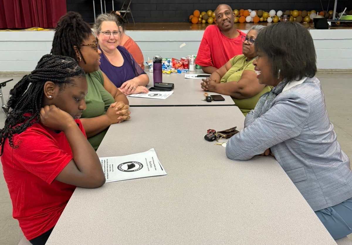 Leaders MUST be excellent listeners.  Today’s Meet &amp; Greet was insightful. I received valuable feedback that will allow us to better meet the needs of our scholars and families.  A SPECIAL shoutout to Miss Thompson (AP) and teachers who came out to SUPPORT, also!  #PantherPride