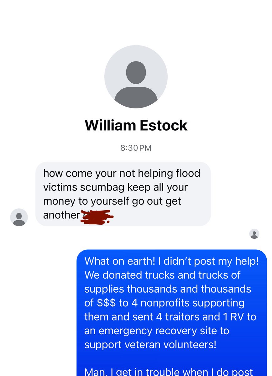AprilAncira's tweet image. Ya’ll remember when someone yelled at me for posting what I do in the community! Well this guy is mad I haven’t posted what we have done. 😂 1.) Sent 4 Trailers & 1 RV up for recovery efforts on our dime 2.) Sent Thousands in monetary donations to 4 nonprofits 3.) Sent Truck…