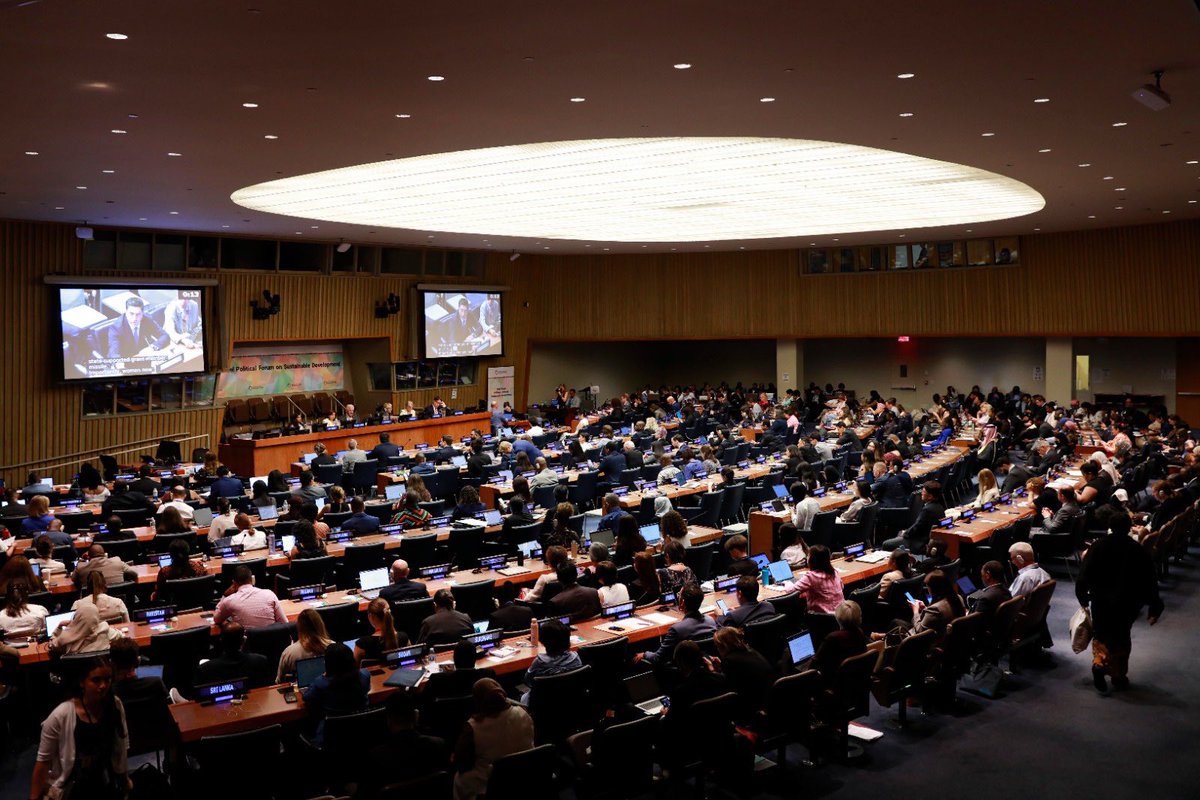 unwomenchief's tweet image. Engaging dialogue today with Member States at #HLPF on #SDG5 - the docking station of all SDGs.
Gender equality is our best solution to realize sustainable development, peace & security #ForAllWomenAndGirls.
With 5 years left, we must scale up & accelerate to deliver the #SDGs.