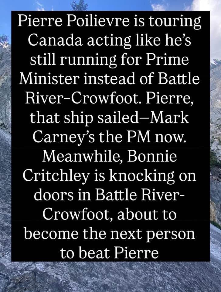 Please vote for Bonnie!🙏🏻

#PierrePoilievreIsUnfitToLead