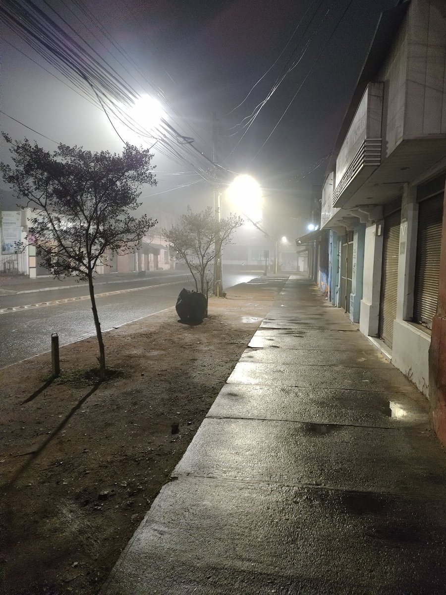 La noche en Rancagua está para afiche de película "el exorcista"