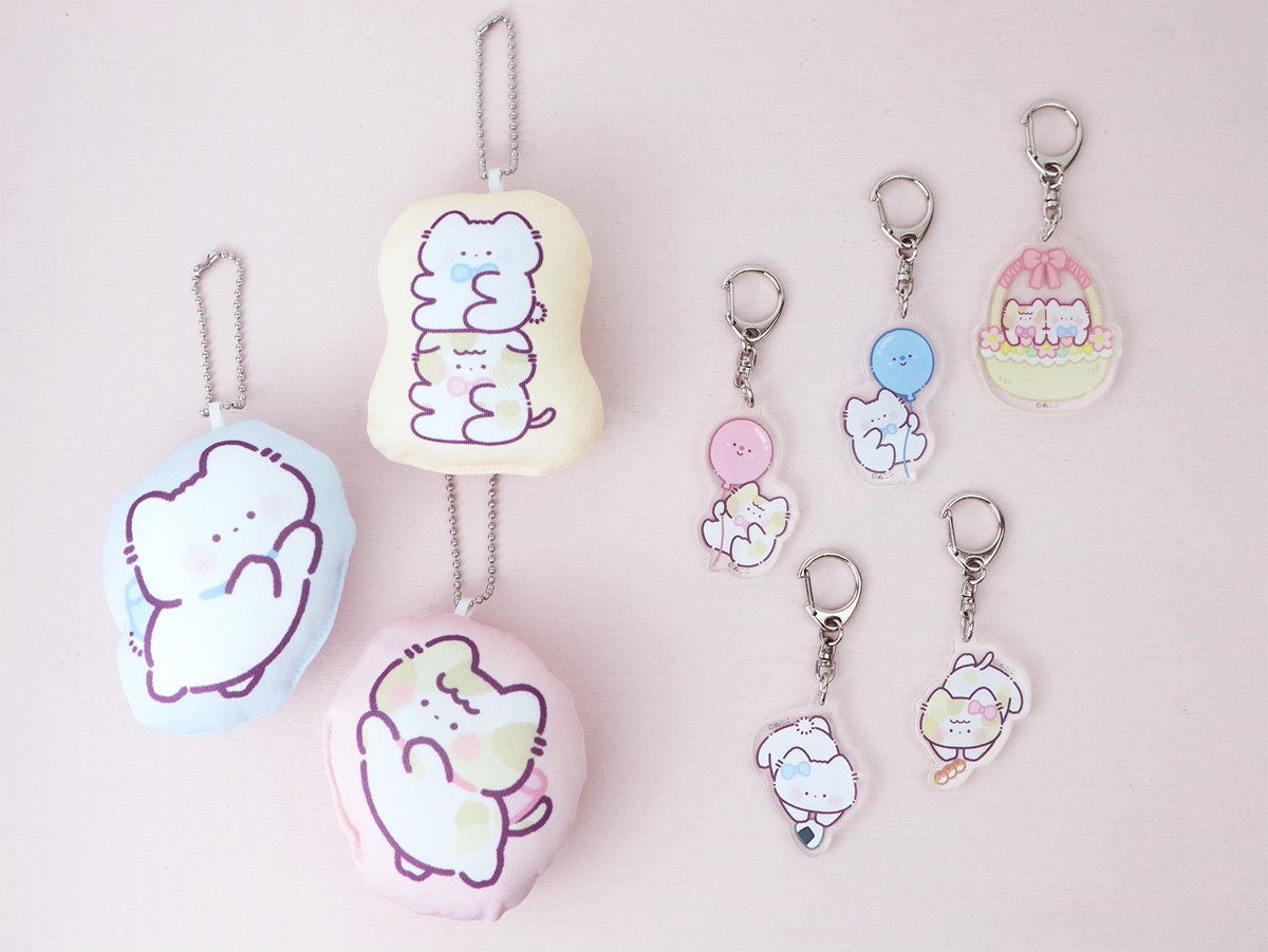 creators_crane's tweet image. ★★ 大好評展開中 ★★
『 #もちゃうめ(@nukoko_neko) 』の景品 第二弾が登場中✨
第二弾は吊り下げてかわいいアクリルキーホルダーとクッションキーホルダー🎈
是非ゲットしてね💕
🔻対象店舗はこちらから
tempo.gendagigo.jp/creators-crane/
🔻オンラインクレーンもあるよ
gigo-cranegame.com/ja/prizes?filt…