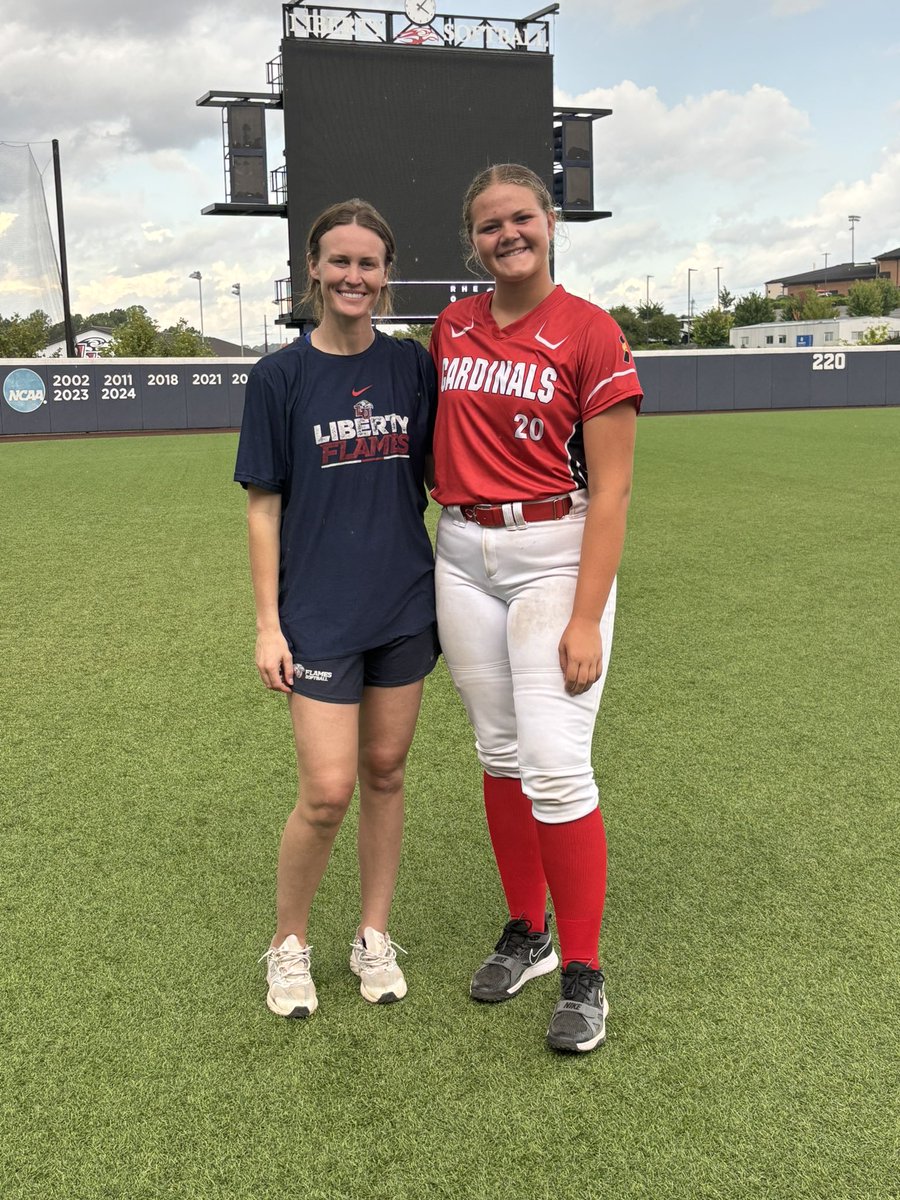 A huge thank you to <a href="/LibertySB/">Liberty Softball</a> for hosting another amazing camp! Shared faith, softball, wonderful feedback, and top-notch facilities…does it get any better?? Can’t wait to be back! <a href="/CoachDot_LU/">Dot Richardson</a> <a href="/SamiFagan/">Sami Fagan</a> <a href="/coachkfagan/">Kasey Fagan Graham</a> <a href="/Cardinalsphelix/">Carolina Cardinals National- Phelix</a>