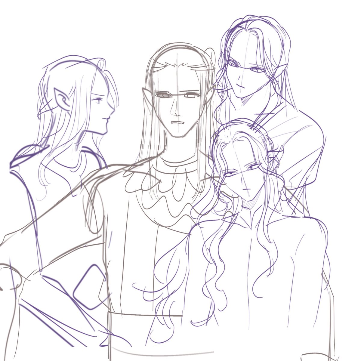 deo_103's tweet image. きっともう描かないんだろうな達。
半年前から放置してるのもあるし…