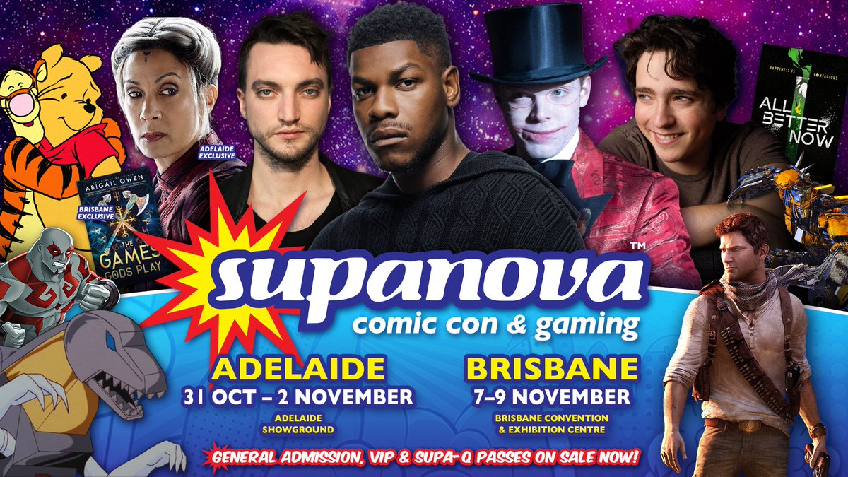 From a galaxy far, far away, these robots in disguise are revealed as part of our first wave of Supa-Stars for #Novalaide &amp; #Brisnova! 💥 

Be among the first to see our upcoming November line-ups now! 👉 supa.fans/Web1122

Who are you most excited to meet, Supa-Fans? 👀