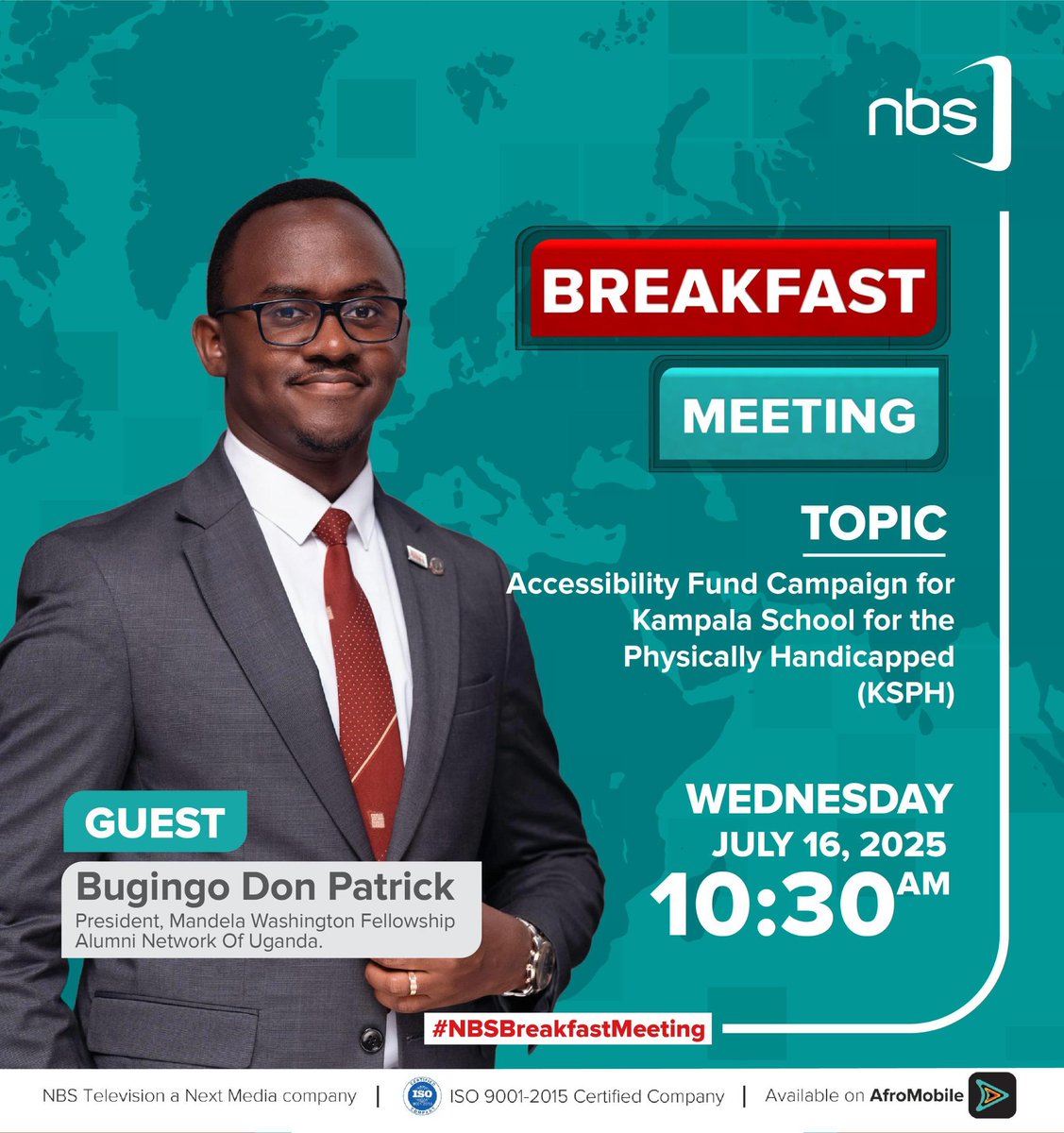 AYENYO (@ayenyo1) on Twitter photo My president and the <a href="/MWFAlumniUganda/">MWF Alumni Network of Uganda</a> community are moving mountains for children with disabilities. Help us make this 100m accessibility fund for <a href="/abilityksph_Ug/">Kampala School For Physically Handicapped</a> happen.
Tune in at 10:30am and find out how you can be a part of this powerful movement
#Build4KSPH Campaign. My president and the <a href="/MWFAlumniUganda/">MWF Alumni Network of Uganda</a> community are moving mountains for children with disabilities. Help us make this 100m accessibility fund for <a href="/abilityksph_Ug/">Kampala School For Physically Handicapped</a> happen.
Tune in at 10:30am and find out how you can be a part of this powerful movement
#Build4KSPH Campaign.