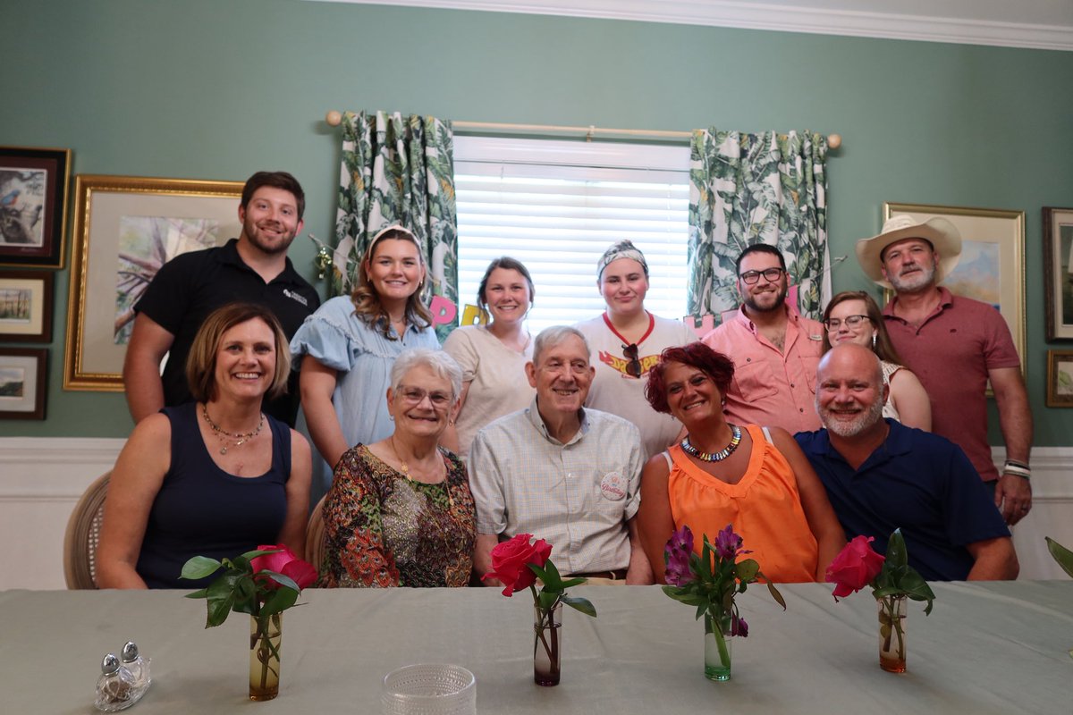 We celebrated my daddy’s 86th birthday tonight. He has Alzheimer’s and while we were all around the table he leaned over to me and said, “my momma isn’t here?” I said “no, but there are lots of people who love you here.” He said, “I remember she’s gone, I just miss her.” 🥹