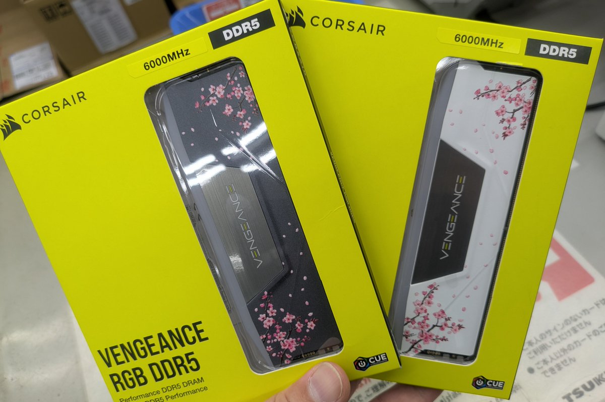 本店Ⅱ1F】 CORSAIRのデスクトップ用メモリ ｢VENGEANCE RGB｣シリーズ