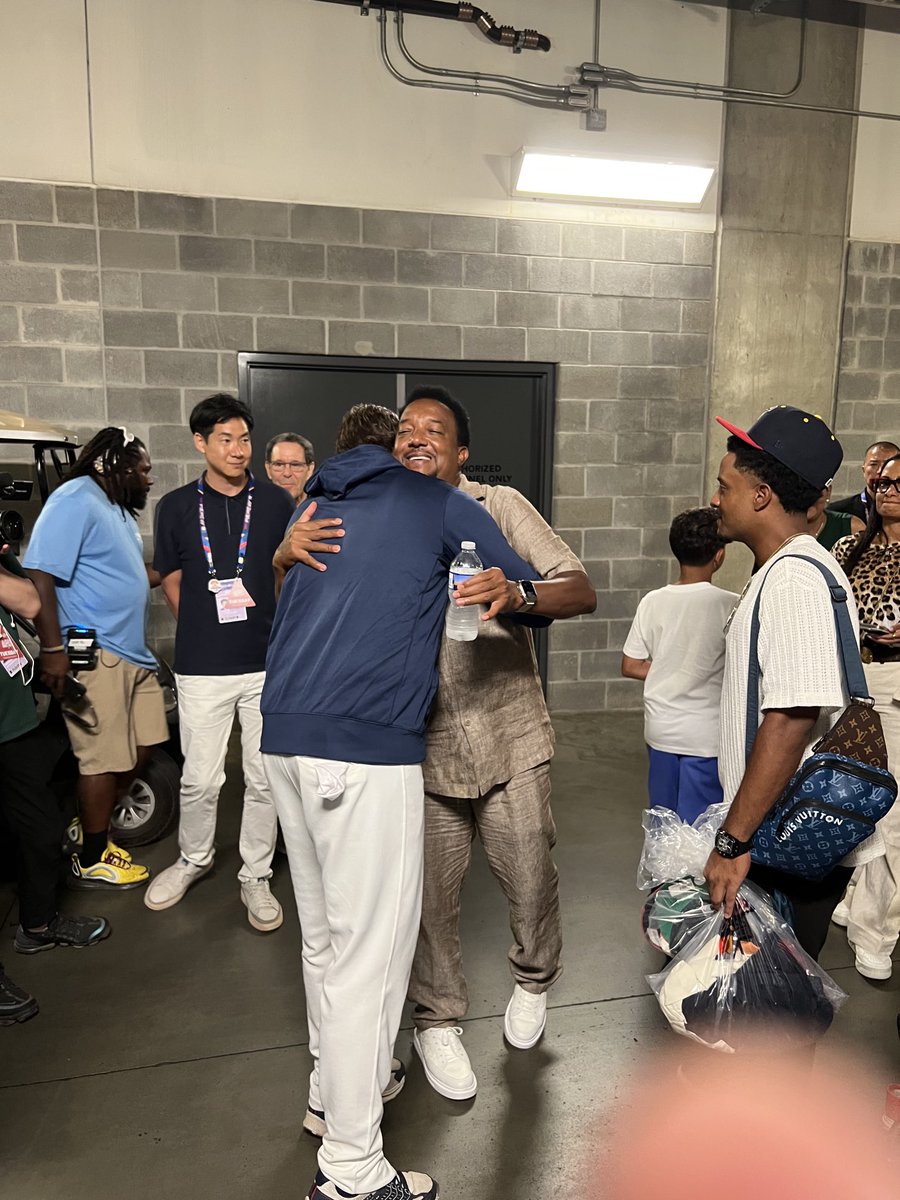 Mike Teevan (@mrteevs) on Twitter photo One #AllStarGame legend saluting another: I think it’s safe to say that <a href="/45PedroMartinez/">Pedro Martinez</a> was happy to see <a href="/ClaytonKersh22/">Clayton Kershaw</a>. #MLB <a href="/baseballhall/">National Baseball Hall of Fame and Museum ⚾</a> One #AllStarGame legend saluting another: I think it’s safe to say that <a href="/45PedroMartinez/">Pedro Martinez</a> was happy to see <a href="/ClaytonKersh22/">Clayton Kershaw</a>. #MLB <a href="/baseballhall/">National Baseball Hall of Fame and Museum ⚾</a>