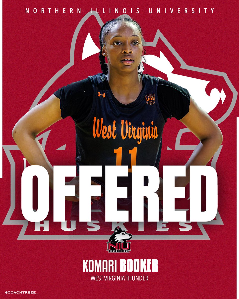 West Virginia Thunder UAA (@wvthunderuaa) on Twitter photo Komari Booker ‘26 (<a href="/komarii_hoops/">kwb_hoops2026</a>) has picked up an offer from NIU!
#WVThunderFam | ⚡️⚡️ Komari Booker ‘26 (<a href="/komarii_hoops/">kwb_hoops2026</a>) has picked up an offer from NIU!
#WVThunderFam | ⚡️⚡️