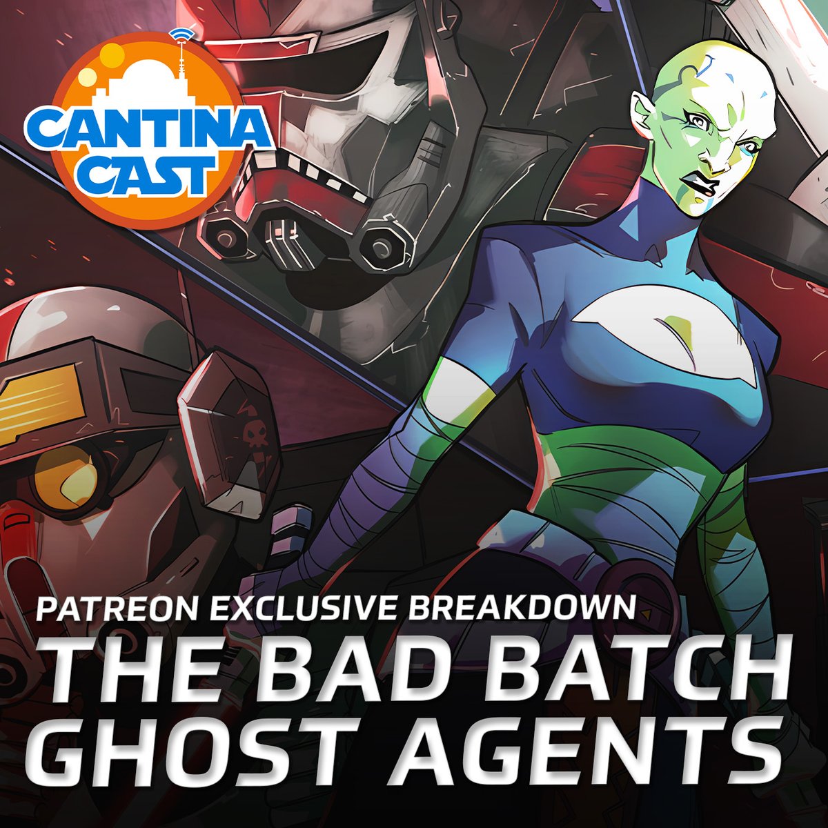 The Bad Batch race to retrieve The Republic's stolen list of Ghost Agents and find themselves in the crosshairs of three of the deadliest assassins in the galaxy! Join Albert and Jonesy as they breakdown the Dark Horse mini-series!

LIVE July 16, at 9 PM CT only on Patreon!