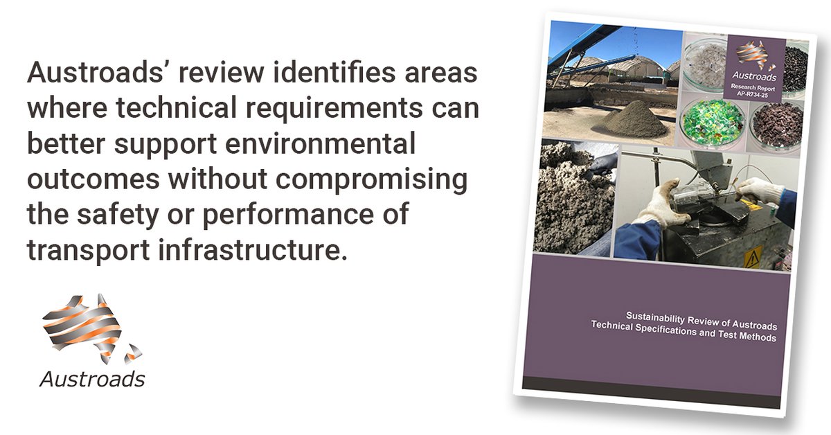 Austroads has completed a review of its technical specifications and test methods to help accelerate the delivery of #sustainable road and bridge #infrastructure across Australia and New Zealand.
Find out more and register for a free webinar here: austroads.info/3GK3kxI