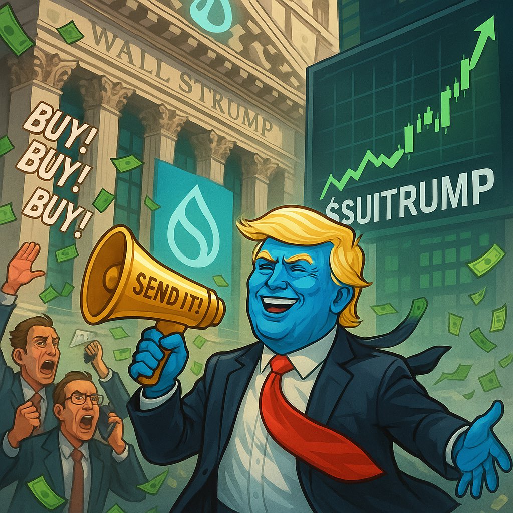 The president of $SUI has spoken 

The 2025 $SUI bullrun has begun! 
Stake your $SUI coins folks! We gonna be so incredibly rich soon!