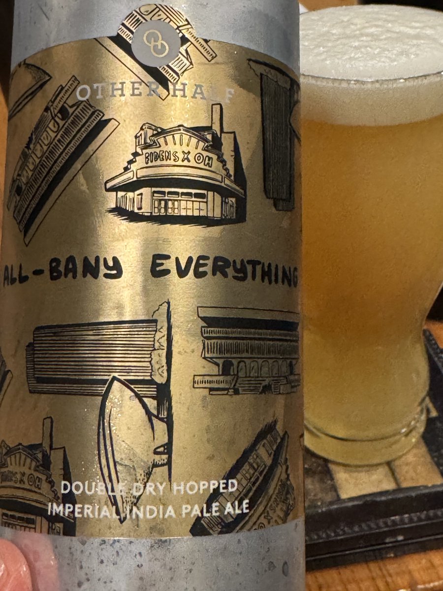 This brew is hopped with large quantities of very high quality hops. 🍻