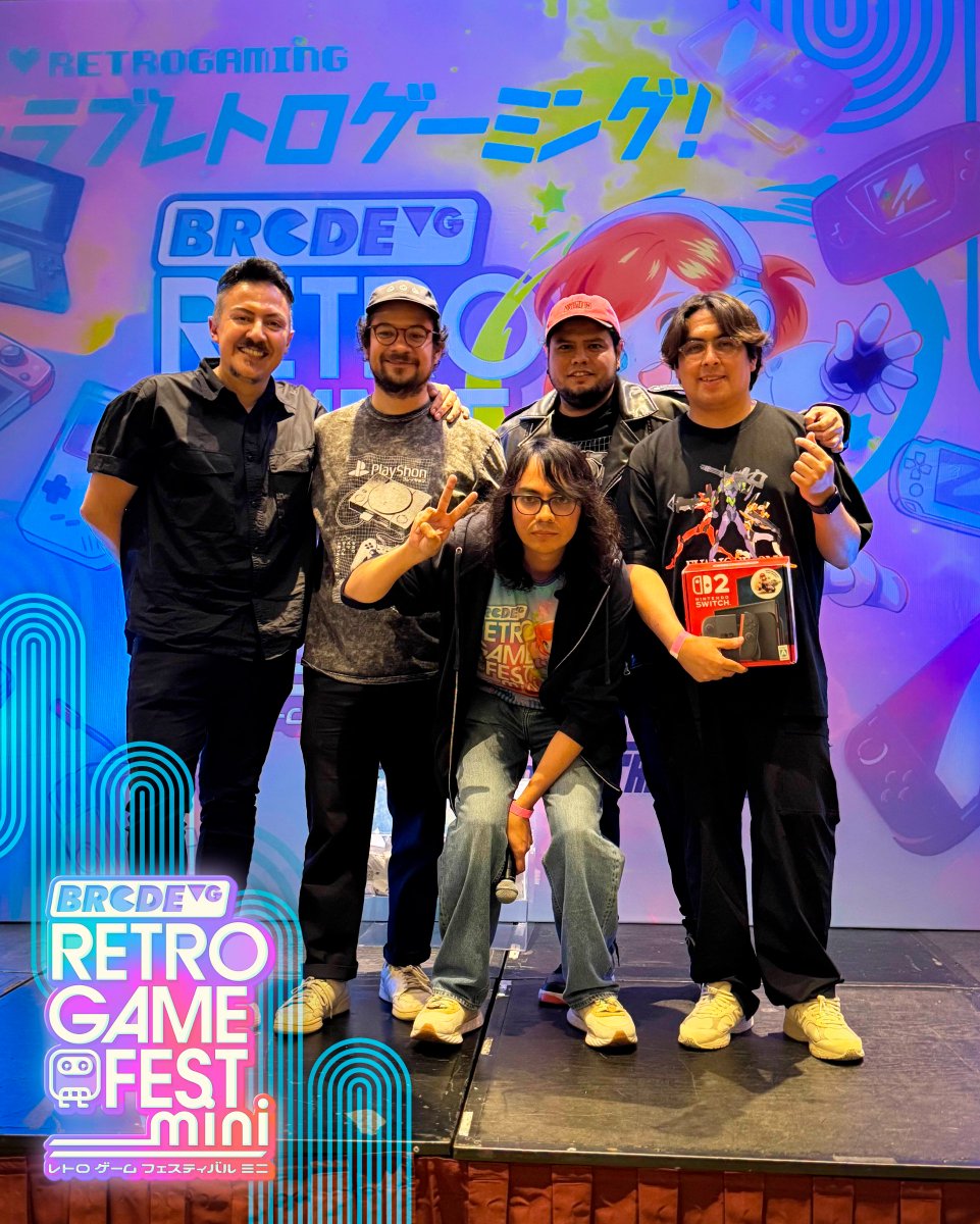 BRCDEvg's tweet image. ¡Gracias por formar parte de la edición de verano del mejor festival de retrogaming en Latinoamérica! 🌎
BRCDEvg Retro Game Fest mini '25 presentado por @sfactorgaming 👾
¡Nos vemos en la próxima!
#FunAllowed 💛
