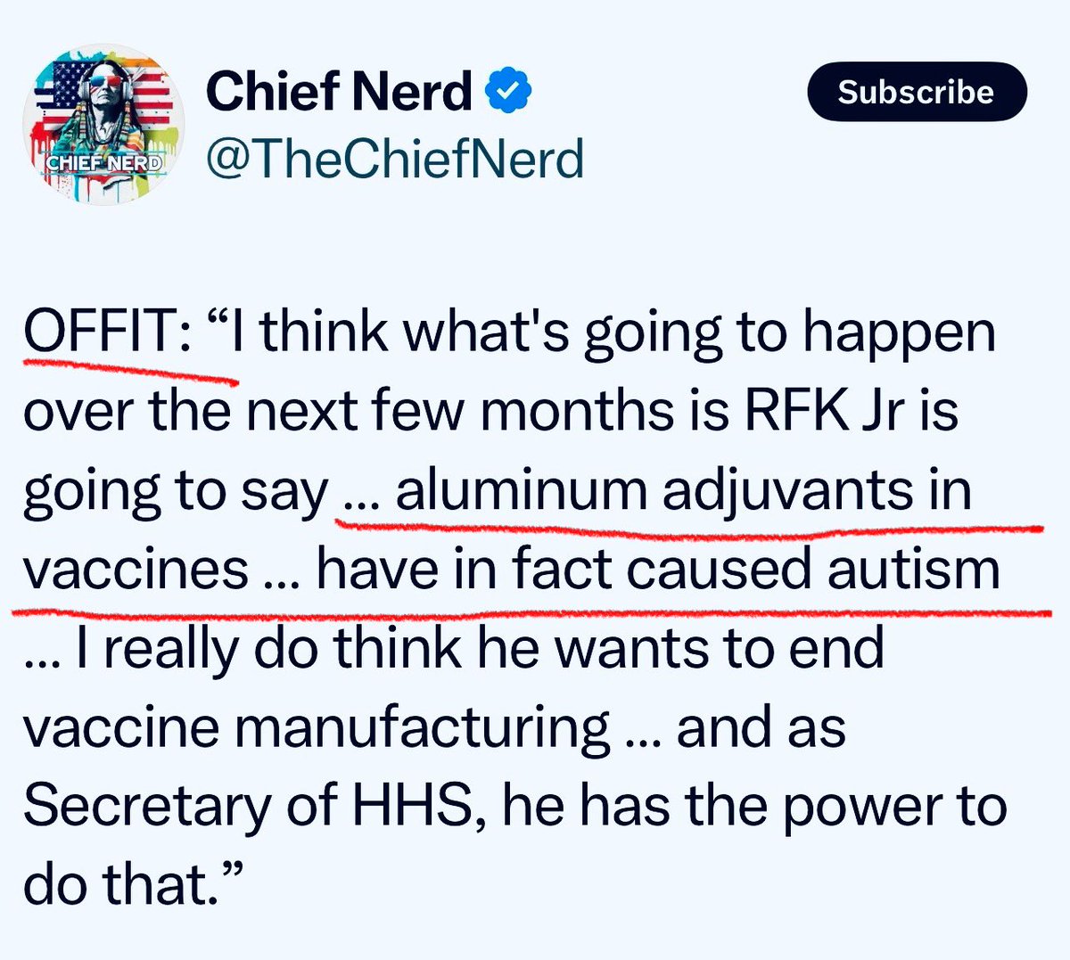 Oh, Paul Offit, vaccine shill extraordinaire, is worried now. Worried that the population will finally learn that vaccines cause autism, along with seizures, asthma, diabetes, allergies and dozens of other lifelong ailments. And SIDS. 

If the vaccine industry shuts down, it’ll